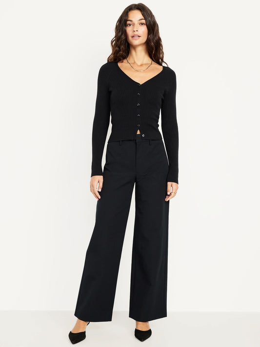 High-Waisted Pixie Super Wide-Leg Pants
